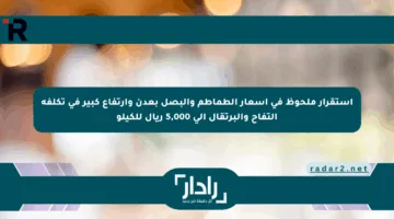 استقرار ملحوظ في أسعار الطماطم والبصل بعدن وارتفاع كبير في تكلفة التفاح والبرتقال إلى 5,000 ريال للكيلو